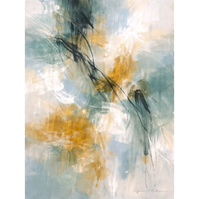 «Evening Meadow», art mural sur toile tendue, L 36 po x H 48 po x P 1,5 po
