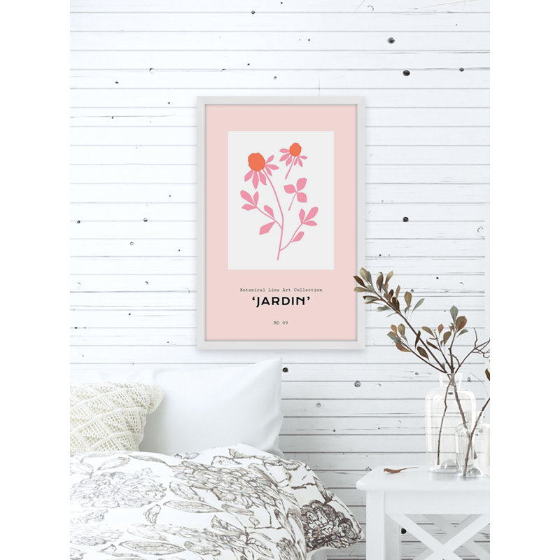 ''Jardin No 09 Collection'' Framed Print, 8" W x  12" H