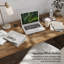 Bureau 72W avec tiroirs en noyer frais-1001774177