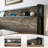 Tryston Lift Up Storage King Bed Frame & Charging Station, Rustic Gray-79173079-72423828