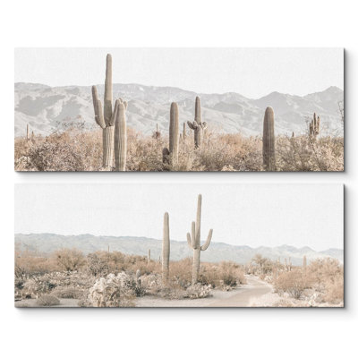 Cactus Desert Southwest Desert Cactus 2 pièces