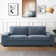 Jaramy 88.19'' Chenille Square Arm Upholstered Sofa