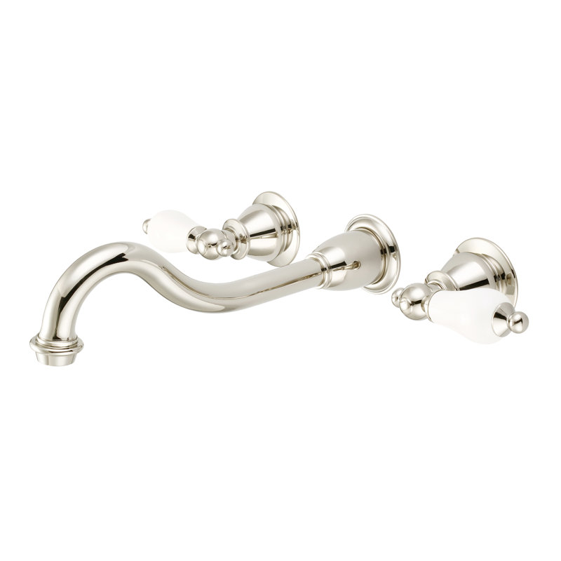 2-handle Bathroom Faucet, Porcelain Lever Handles, Oil Rubbed Bronze