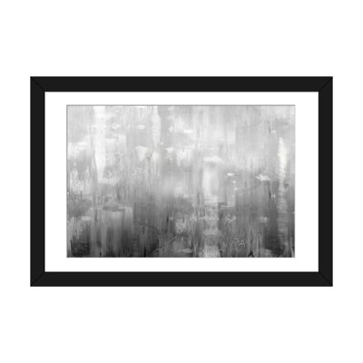 «Textural In Grey» par Justin Turner, impression sur toile tendue