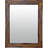 Wood Flat Wall Mirror