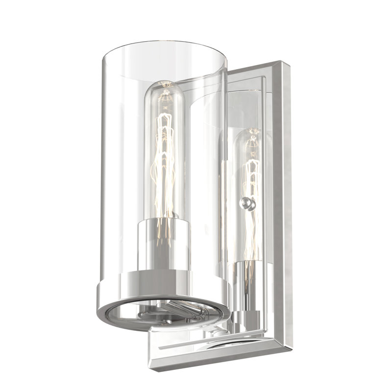 Irsay Armed Sconce, Chrome