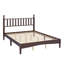 Lit plateforme en bois d'inspiration rétro avec tête de lit en forme de gourde et support en lattes de bois-2004239199-2004239193