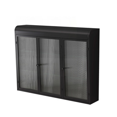 Buffet 3 portes en verre