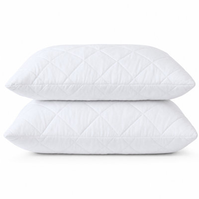 Premium Waterproof Quilted Pillow Protectors With Zipper