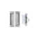 Pocket Door Hardware - Rectangle Passage Set with Edge Pull