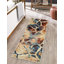 Tapis contemporain contemporain de couleur brique-510062648
