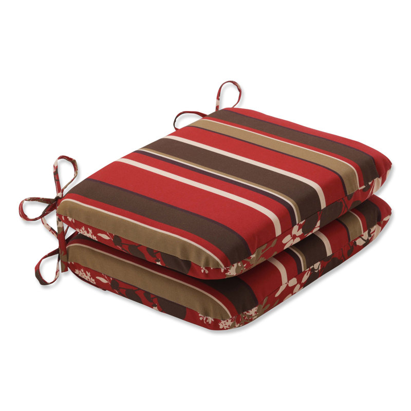 Outdoor 3'' Dining Chair Chair Pad Cushion, 15.5" x 18.5" x 3"