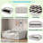Upholstered Daybed With Underneath Storage And Vertical Striped Design-780926207