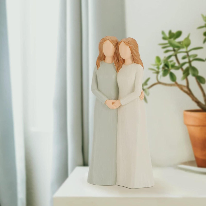 Figurines soeur, Love My Sœurs Friends Forever, 2 femmes 6,2 pi