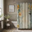 Rideau de douche Grungy Blooms - Premium-161286635