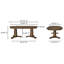 Emalie Extension Dining Table Vintage Brown