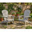 Chaise Adirondack pliante en bois massif pour la détente et la portabilité à l'extérieur, pour les patios et les jardins