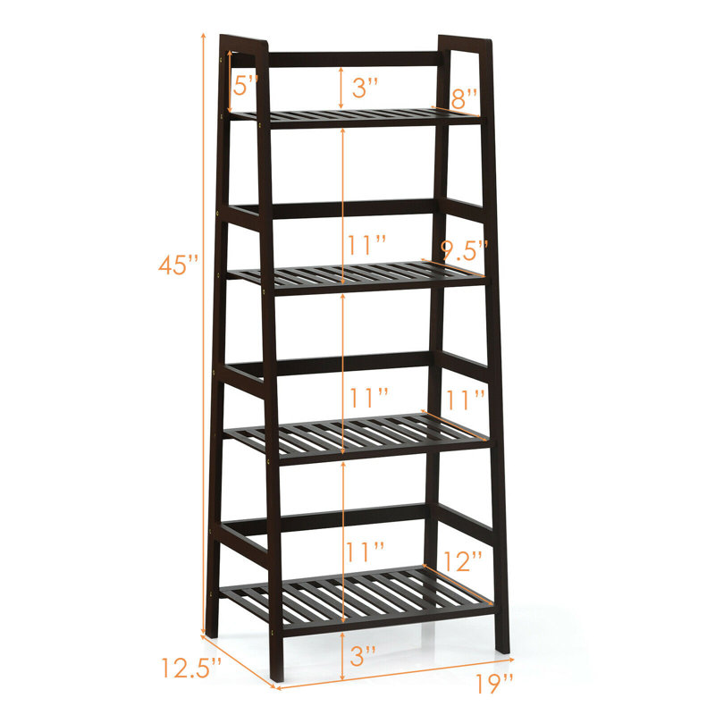 Grata 19'' W Solid Wood Shelving Unit