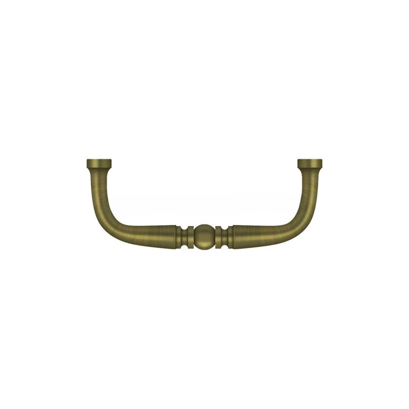 Poignée Deltana PCT300U5; Traditionnel; 3 po; finition laiton antique, Laiton antique