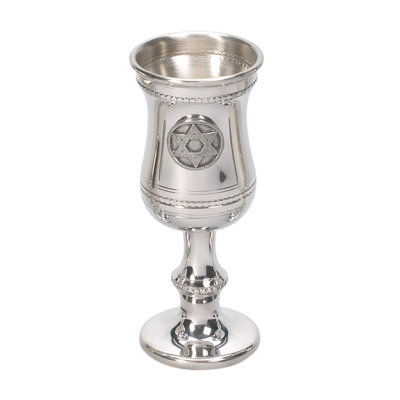Tasse giddush étain