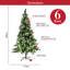 Lighted Artificial Fir Christmas Tree