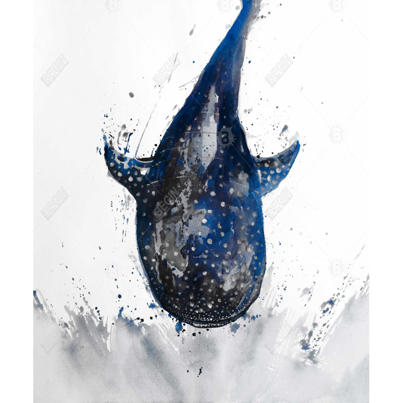 Shark Whale Marine Blue Duvet Cover | Stylish Home Decor