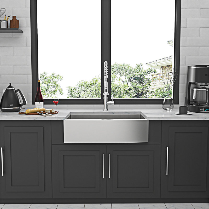 Farmhouse Apron Front Kitchen Sink