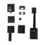 Double Front Door Lock Set Door Set With Reversible Handle Lever-111234151