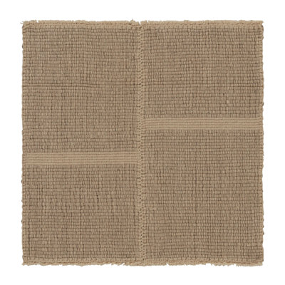 Rug & Kilim's Accent Kilim With Textural Beige And Brown Stripes