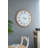 D32.3" Grant Oversized Wall Clock with Fir Wood Frame