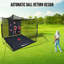 Cage de golf, filet de pratique de golf 10 x 8 x 6 pi avec tissu cible et sac de transport