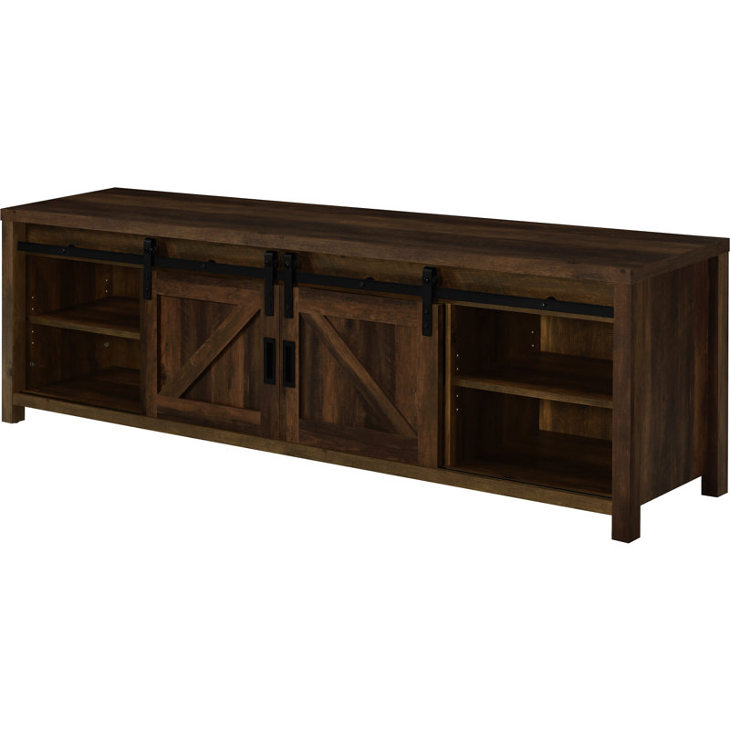 2-Door Engineered Wood TV Stand