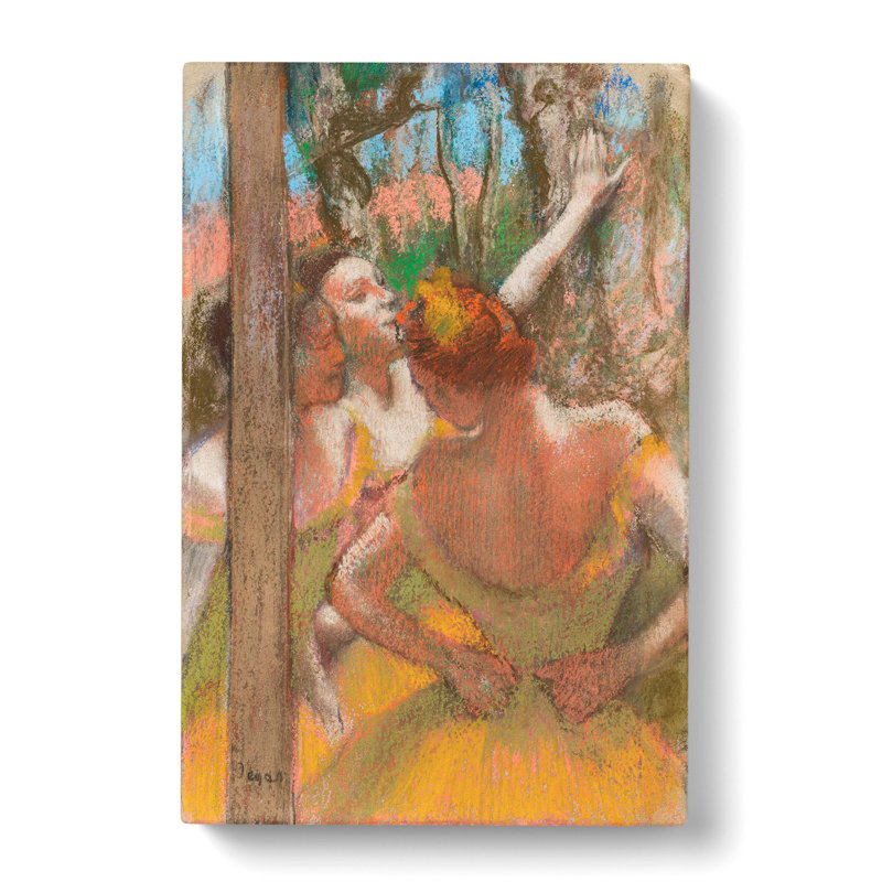 Ballet Ballerina Dancers by Edgar Degas - Wrapped Canvas, 76cm H x 50cm W x 3cm D
