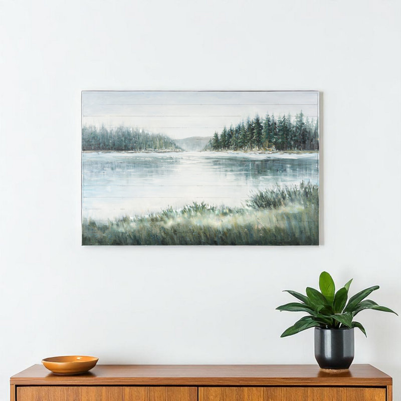 «Mere Pond Lake», art mural non encadré