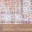 Tapis beige / brun / rouille en polyester tissé à la machine Goss-202263458