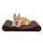 Microvelvet Luxe Chaise Lounge Orthopedic Dog Bed-33348638-33348641-61958745