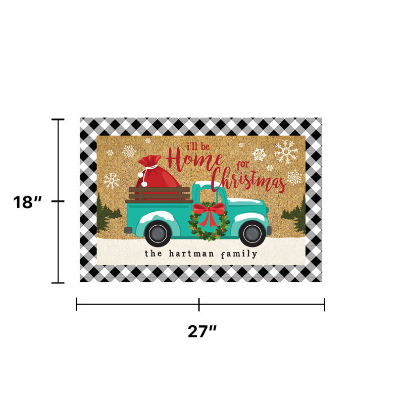 Tapis d'extérieur antidérapant Cleavland 27 po x 0,13 po, Oui