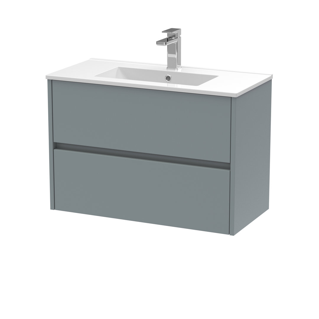 Havana 800 mm Single Vanity with Drop In Basin