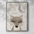 Goodnight Fox Framed Print - Solid Wood