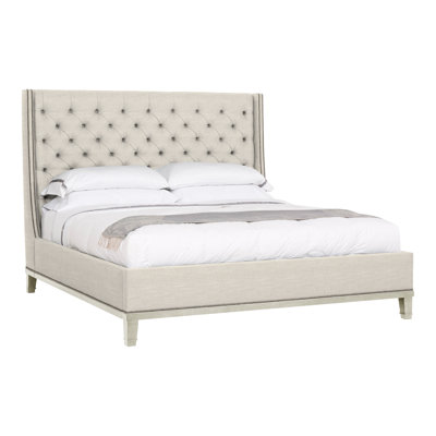 Michael Weiss California King Tufted Upholstered Panel Bed