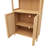 Bamboo Storage Cabinet, Freestanding Bathroom Cabinet with 2 Doors, Floor Cabinet Organizer