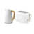 White and wooden