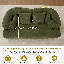 Canapé-lit à compression 70 po - Lit convertible en chenille pour petits espaces -876616864