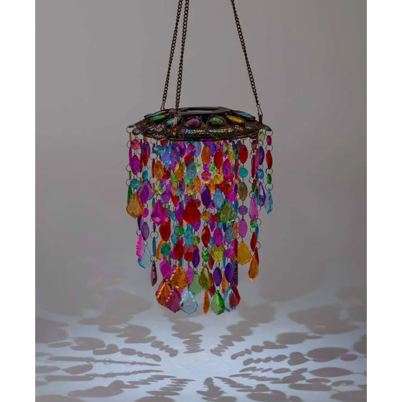 23.5'' Solar Powered Outdoor Lantern