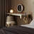 Simple Bedroom Stainless Steel Vanity