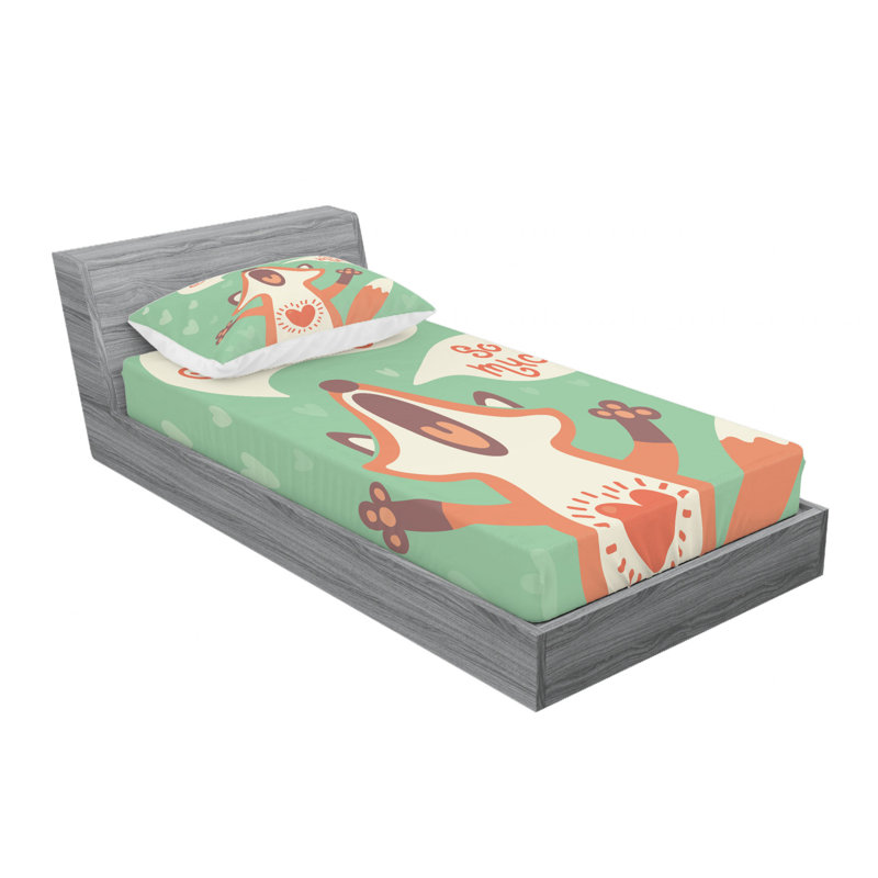 Microfiber Sheet Set, Twin Sheet Set with Fitted Sheet