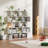 Geometric Bookcase 62.6'' H Geometri 5-Tier Bookcase -663637677