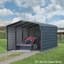 Steel Carport With 3 Wall Kits, 10X24X07-113506828