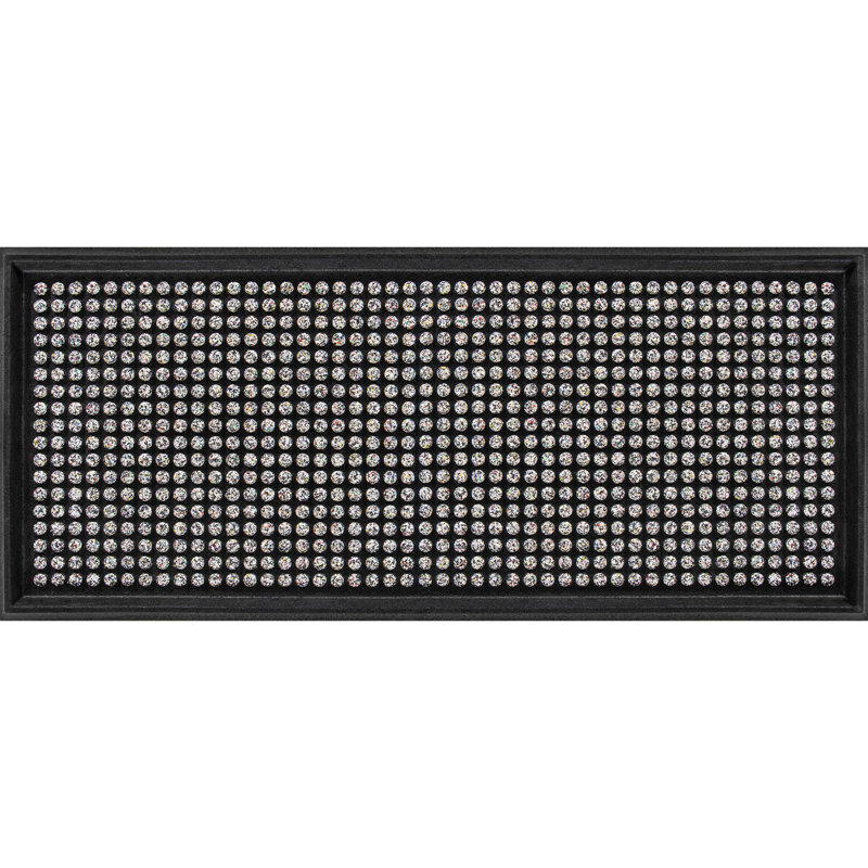 Plateau à bottes en caoutchouc Apache Mills pour intérieur/extérieur, fabriqué avec Nike Grind, 15 po x 36 po