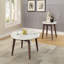 Table basse en marbre blanc Gasha
